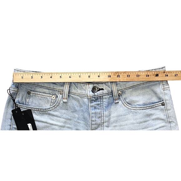 NWT rag & bone Dre Low-Rise Frayed Hem Boyfriend Jean Shorts 28X3.5 - Picture 3 of 10